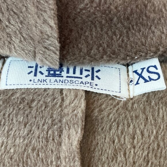 Lnk Landscape Womens Brown Open Front Cardigan Sz XS - Picture 7 of 9
